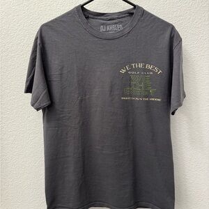 DJ Khaled Golf Shirt, Men’s Medium Charcoal Graphic Right down the middle tee